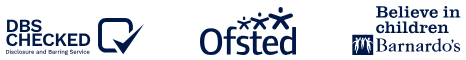 DBS Checked, Ofsted and Believe in children Barnardo's